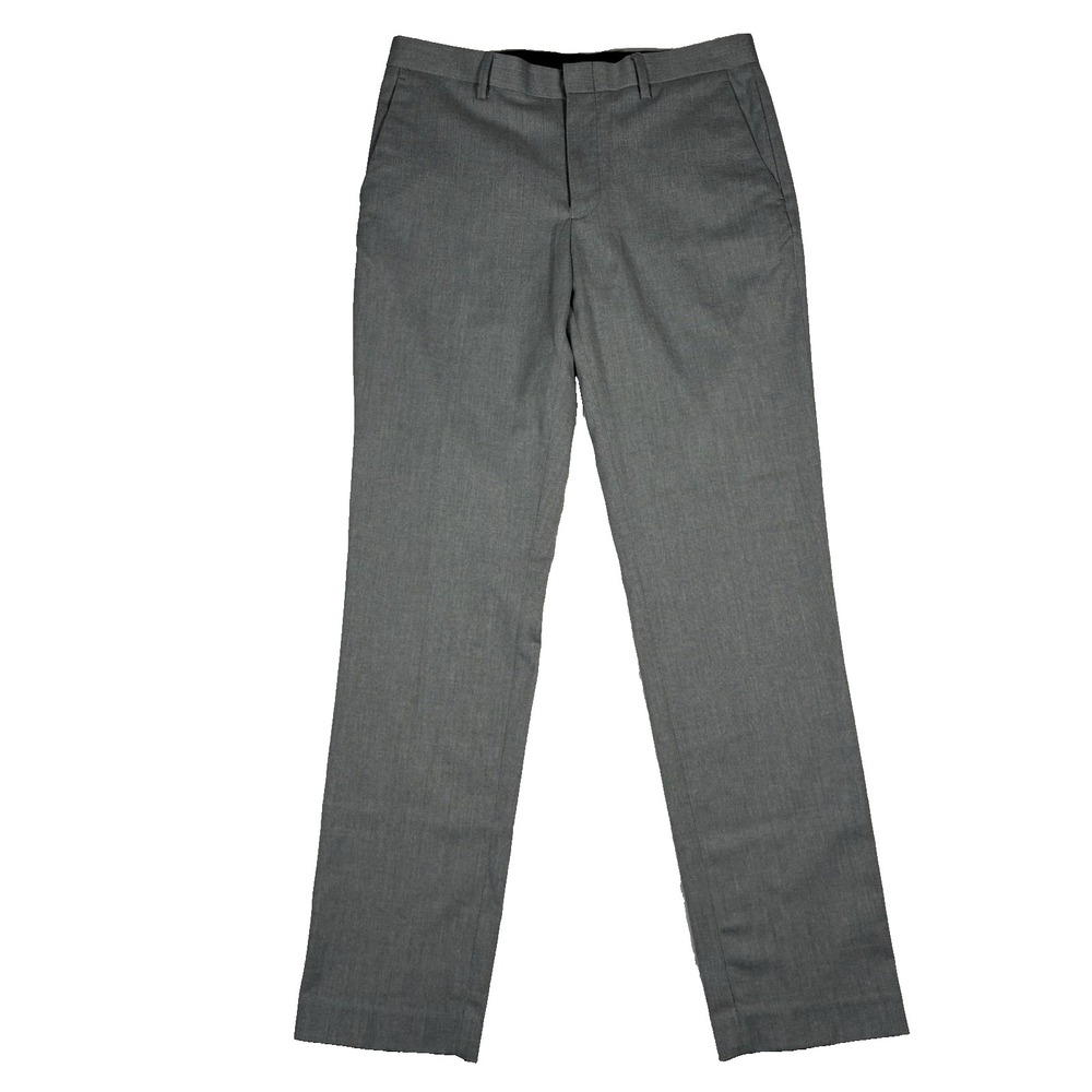 J Crew Ludlow Bowery Mens 31x32 Gray Oxford Slim Fit Dress Pants Trousers